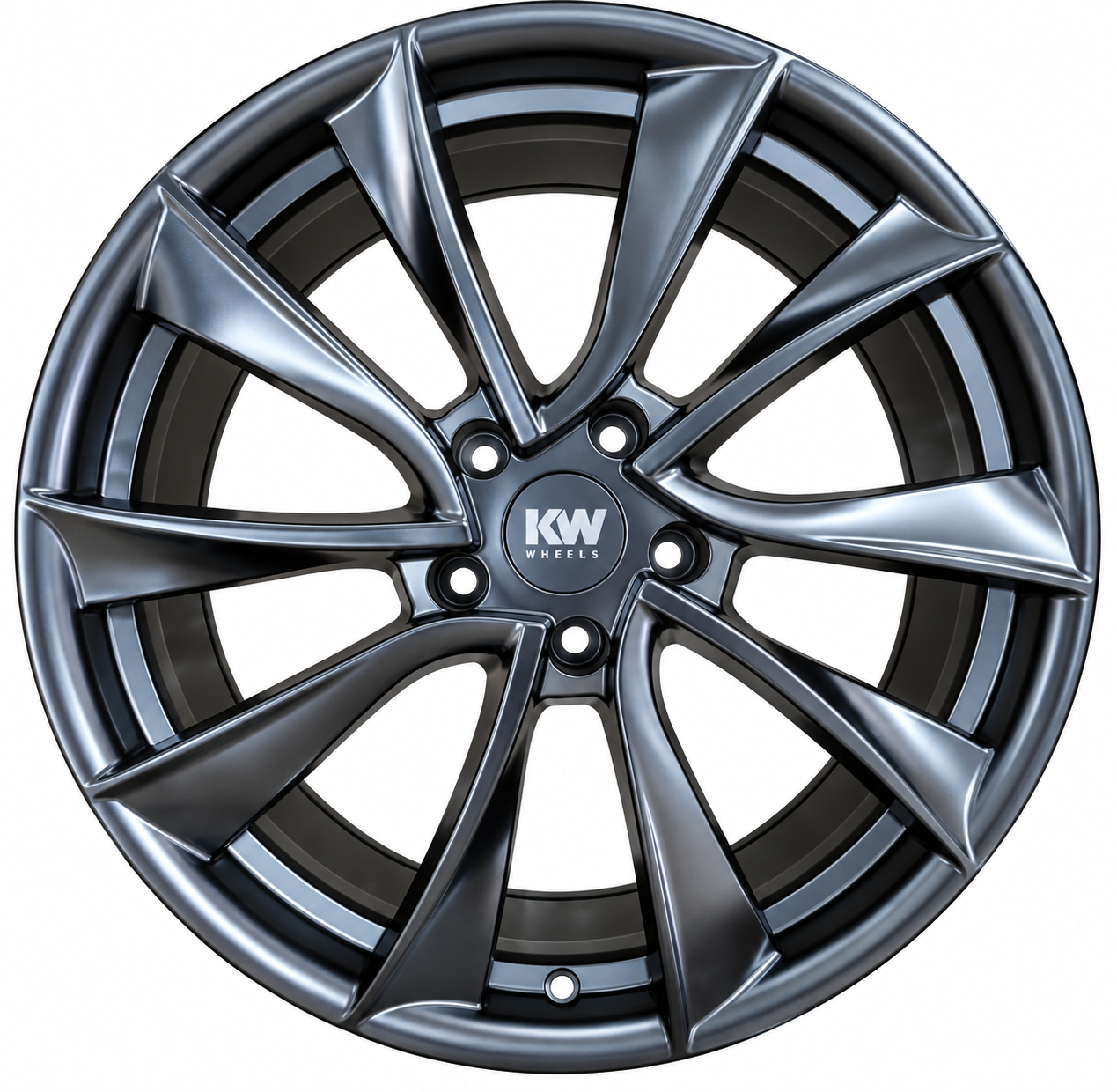 Kw s19 Alufælge m 255/45x19 Fortuna vinterdæk, Tpms, til Tes