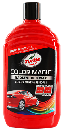 Se Turtle Wax Color Magic Rød 500 ml hos Dækbutikken - Dæk og Fælge