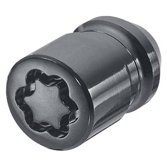 Mcgard 24214SU låsemøtrik m14x1.5 kegle - 4 stk., Sort