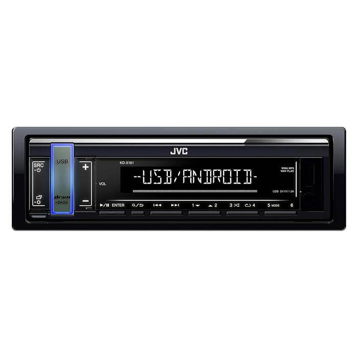 JVC KD-X161 RDS Tuner uden drev 100mm