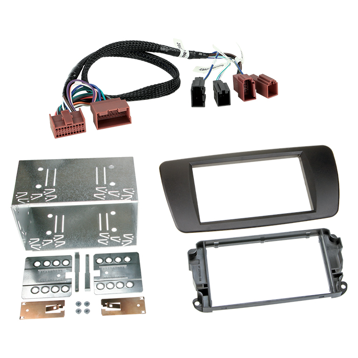 2 Din Radioramme Seat Ibiza 6j Nit Sort/sele