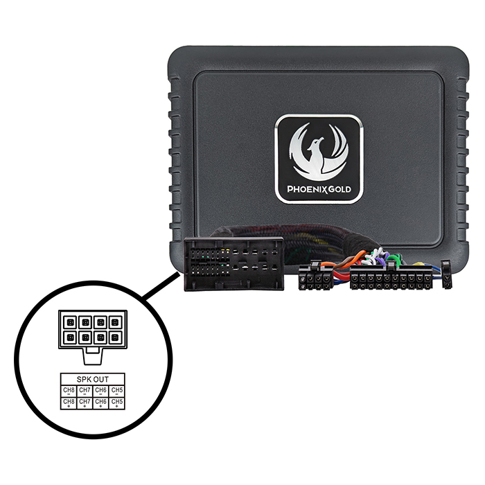 Phoenix Gold DSP Forstærker kit BMW 2001-2019 HIFI syst