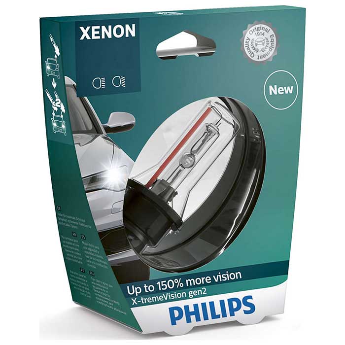 UDGÅET Philips X-tremeVision Xenon D1S 35W 85V + 150% - 1 st billede