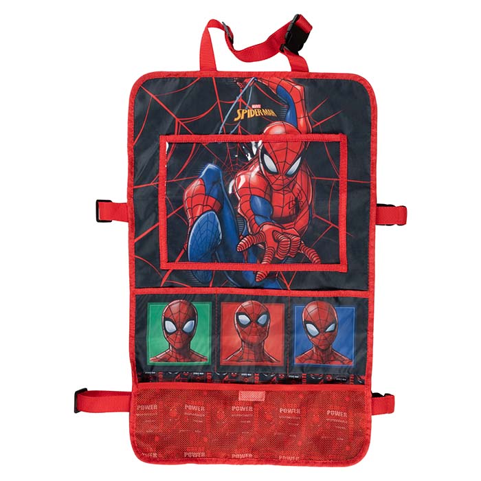 Billede af Disney sædebeskytter og opbevaringslomme Spiderman hos Dækbutikken - Dæk og Fælge