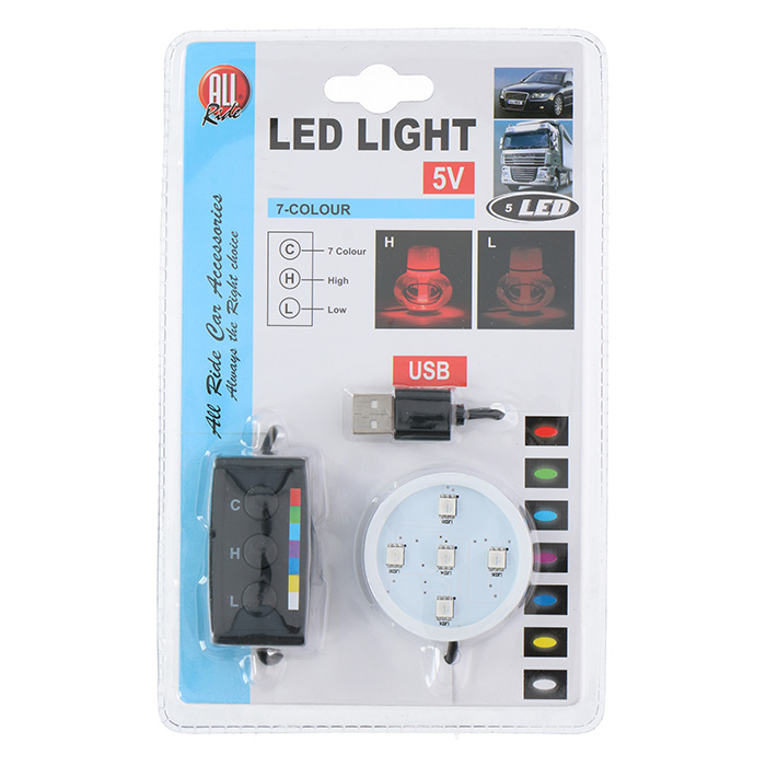 Se USB LED lys i 7 farver til Poppy luftfrisker hos Dækbutikken - Dæk og Fælge