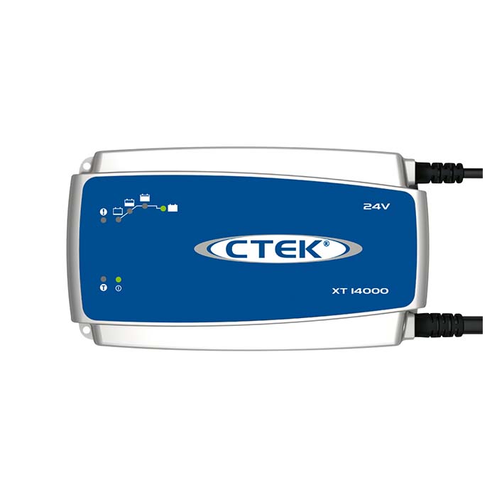 Se CTEK XT 14000 24V hos Dækbutikken - Dæk og Fælge