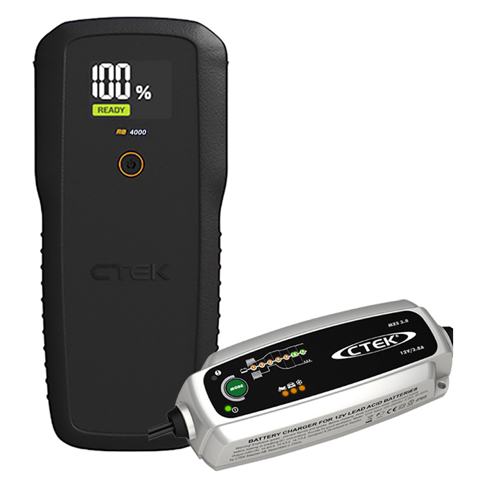 CTEK RB4000 Booster 12V - 4000A inkl. 3.8A Lader