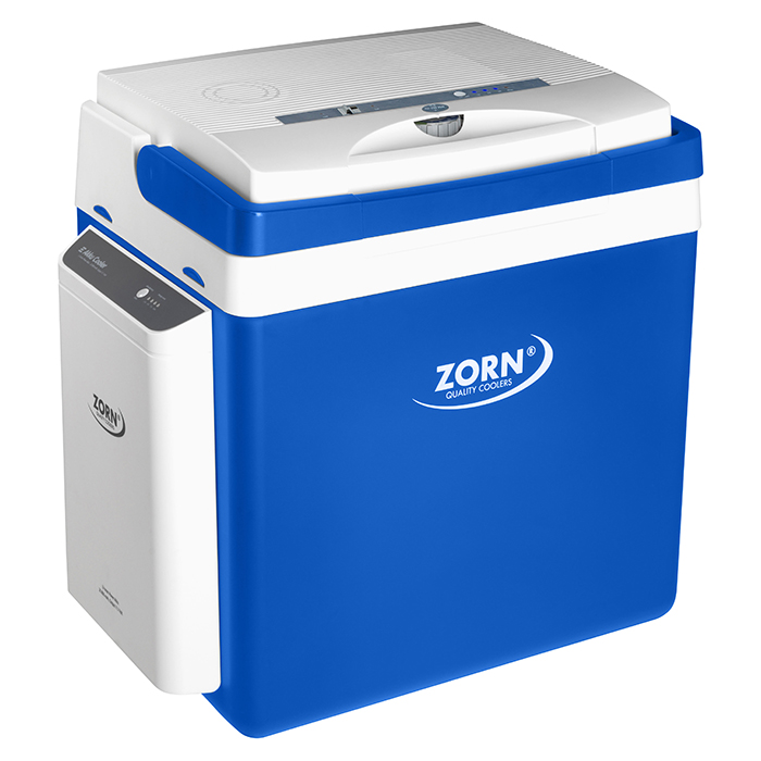 ZORN 25L elektrisk køleboks 12/230V ink. batteri 7,8 Ah billede