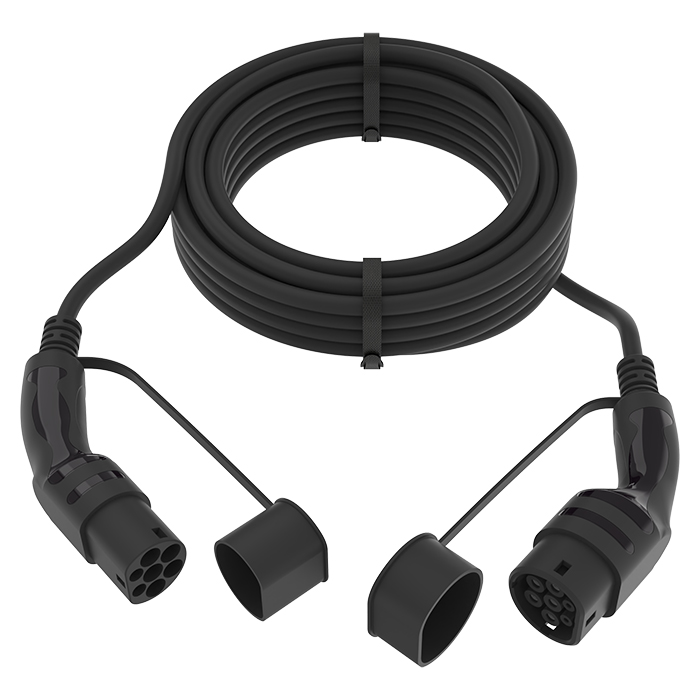 Ladekabel Type-2 32A 3-faset 5 Meter