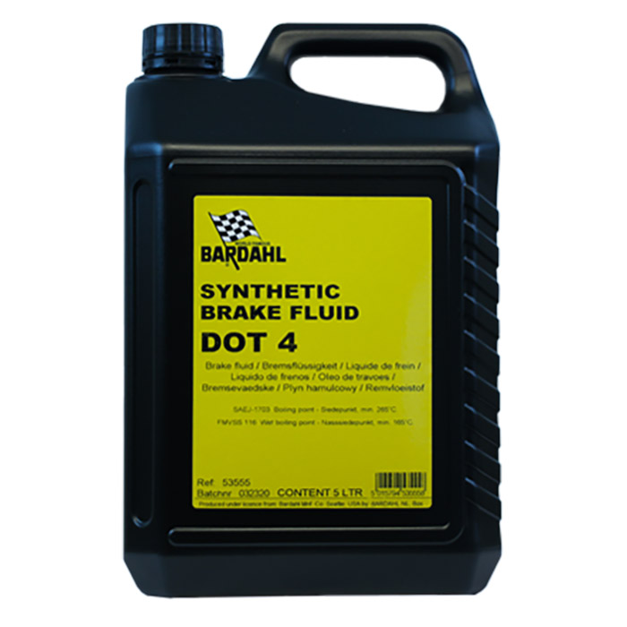 Bardahl 5 Ltr. DOT4 Bremsevæske Synt. billede