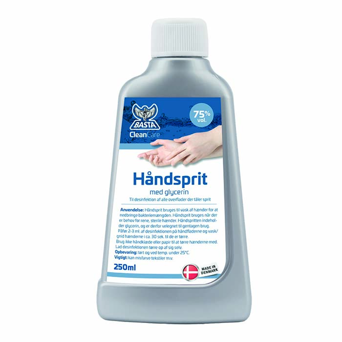 Billede af Basta håndsprit 250ml 75% med glycerin