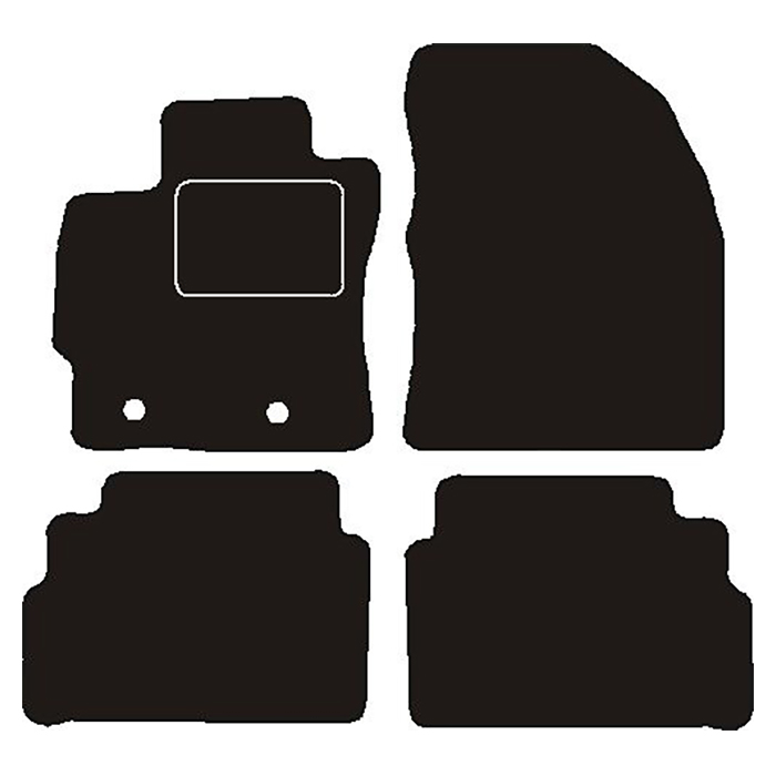 Velour måtter Toyota Verso 2013-2018