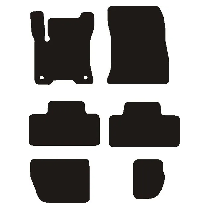 Diamond velourmåtter Mercedes EQB (X243) 2021-