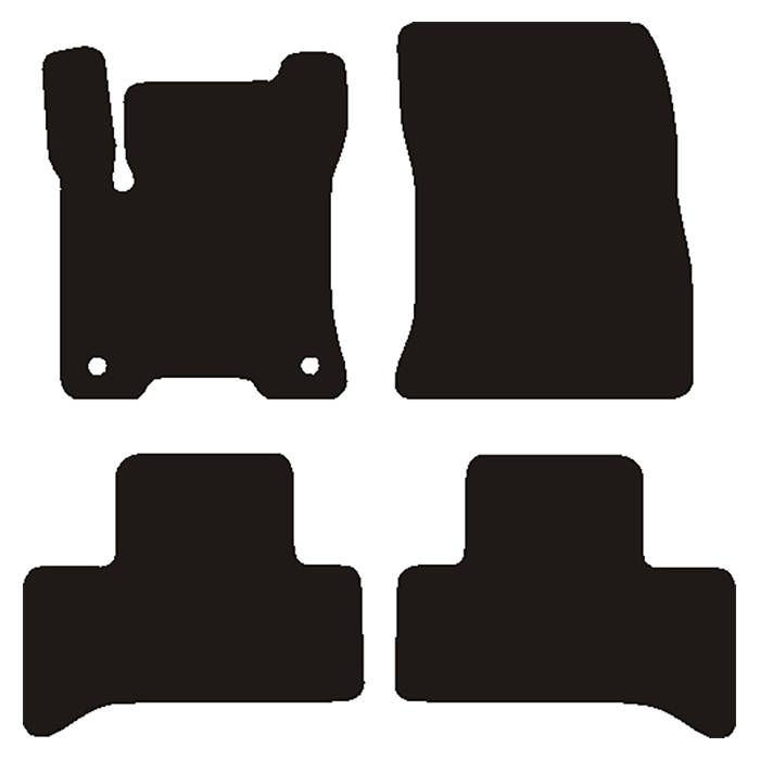 Diamond velourmåtter Mercedes EQA (H243) 2021-