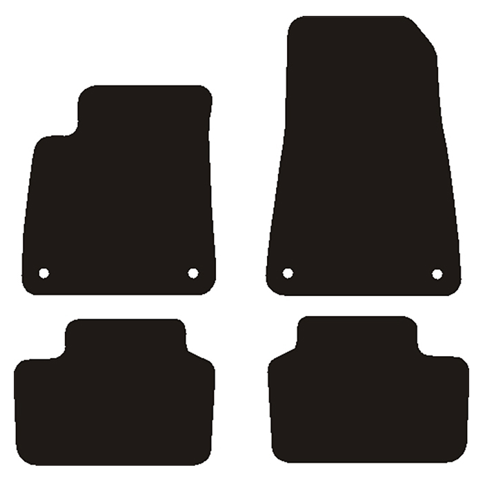 Diamond velourmåtter Polestar 2 2020-