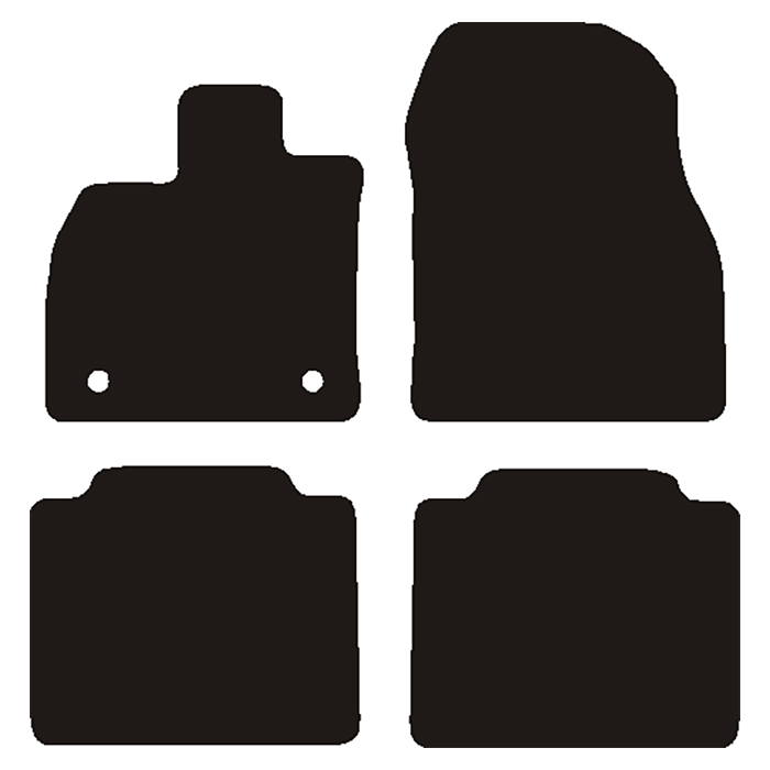 Diamond velourmåtter Toyota bZ4X (EA10) 2022-