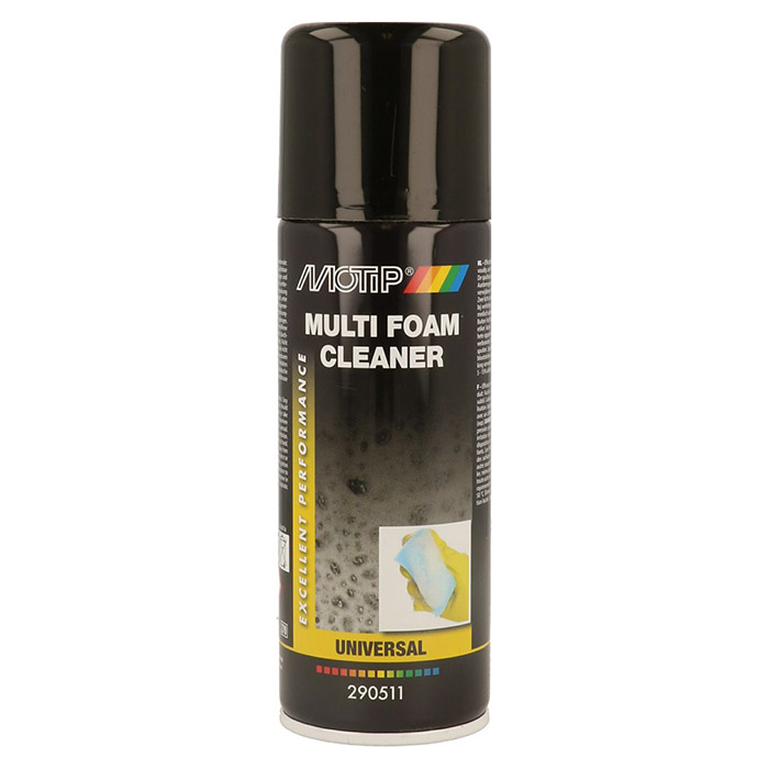 Se Motip Multi Foam Cleaner - multiskum 200ml. hos Dækbutikken - Dæk og Fælge