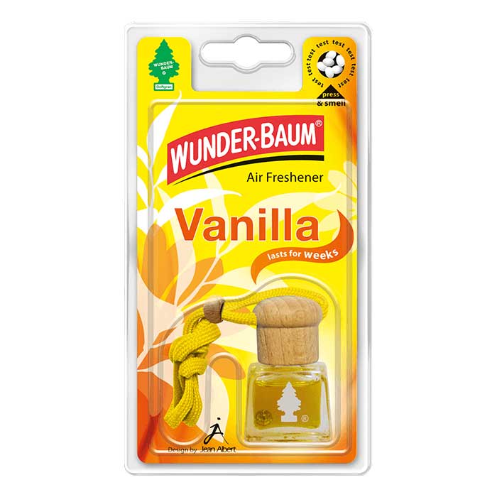 Se Vanilla luft frisker flaske / Air Freshener bottle fra Wunderbaum hos Dækbutikken - Dæk og Fælge