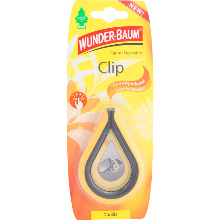 Se Wunderbaum Clips - vanilje hos Dækbutikken - Dæk og Fælge