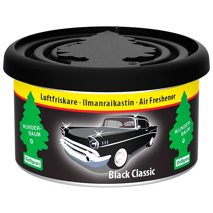 Se Black Classic duftdåse / Fiber Can fra Wunderbaum hos Dækbutikken - Dæk og Fælge
