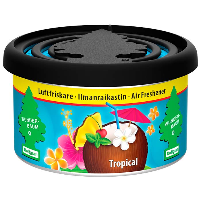 Se Tropical duftdåse / Fiber Can fra Wunderbaum hos Dækbutikken - Dæk og Fælge