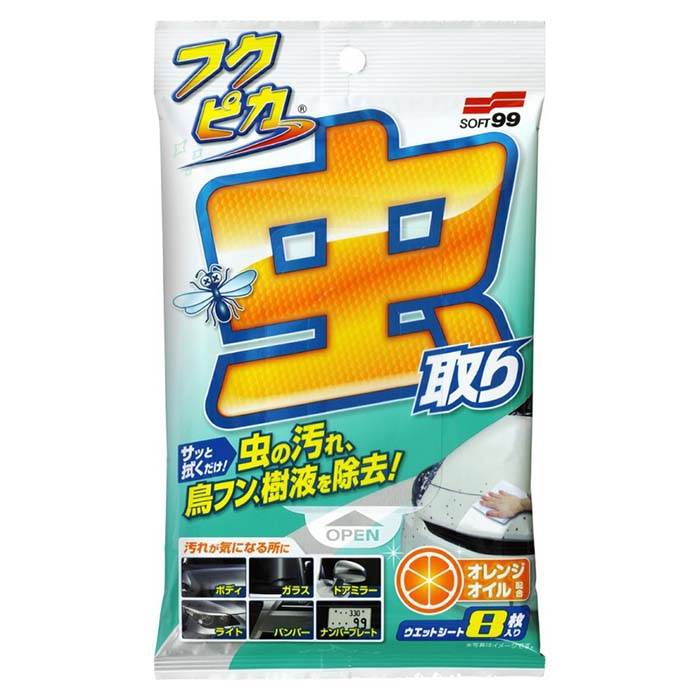 Billede af Soft99 Fukupika Bugs & Droppings Removal Wipes Strong