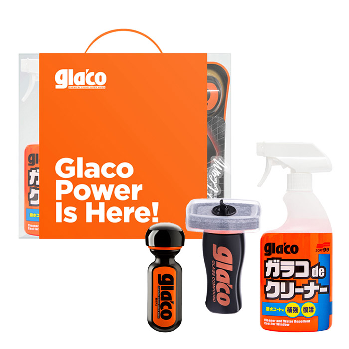 Se Soft99 Glaco Glascoating kit 3-i-1 hos Dækbutikken - Dæk og Fælge