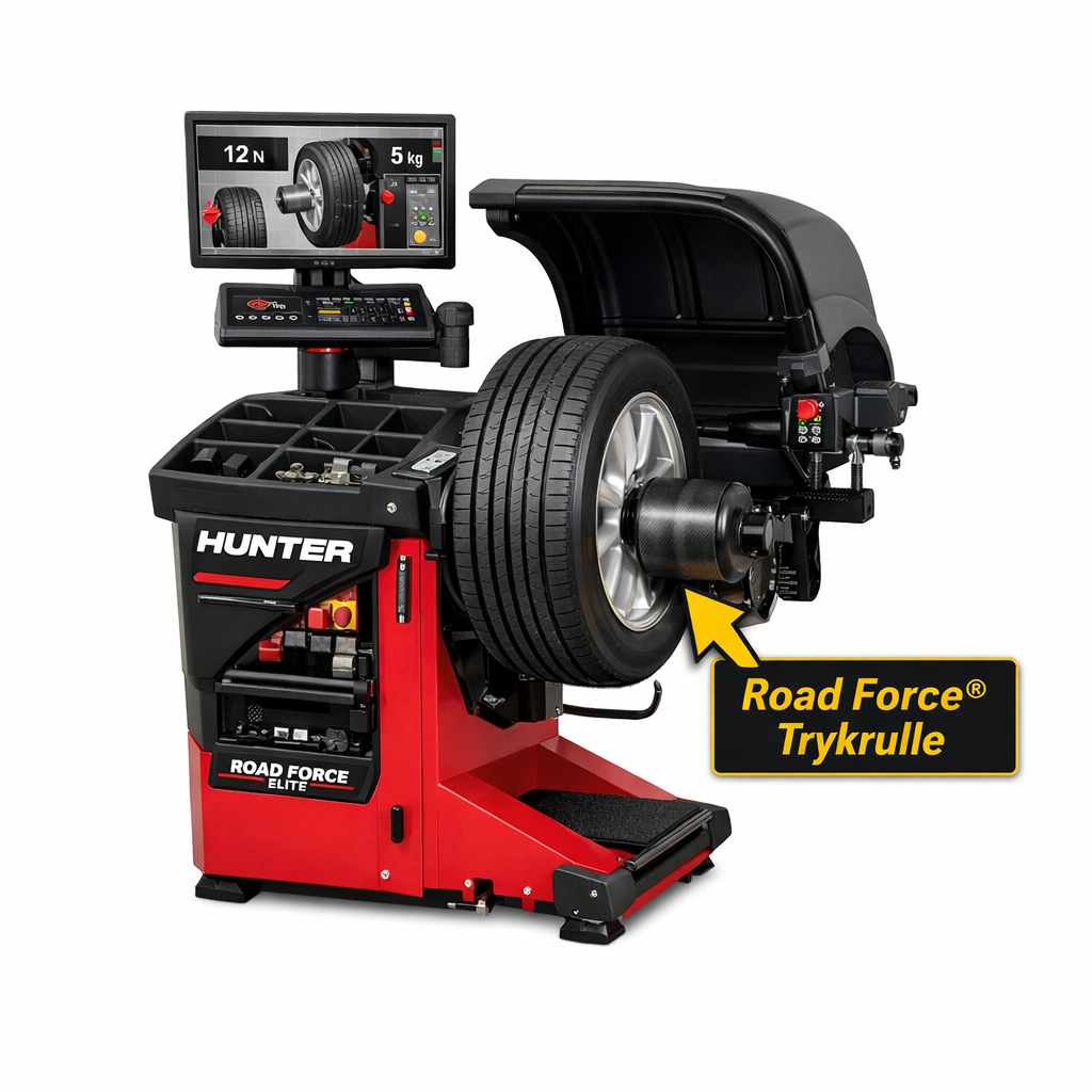 Påsætning af dæk på fælge incl afbalancering