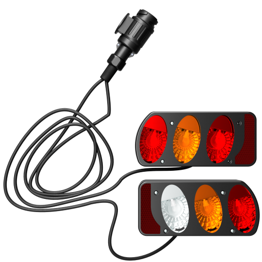 Komplet lygtesæt til Peruzzo Pure Instinct cykelholder